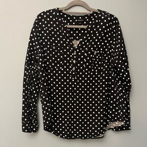 Torrid Polka Dot Blouse